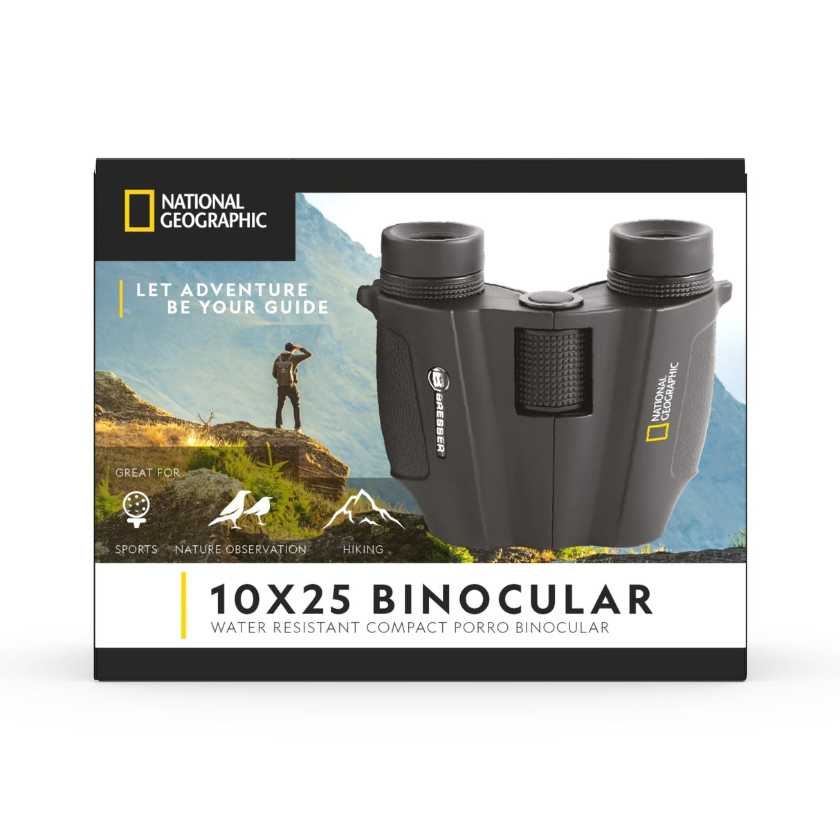 National Geographic 10x25 Compact Binoculars from Explore Scientific