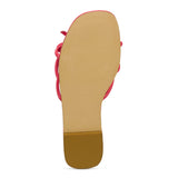 Nicole Bow Slide Sandal in Raspberry from Yosi Samra