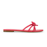 Nicole Bow Slide Sandal in Raspberry from Yosi Samra