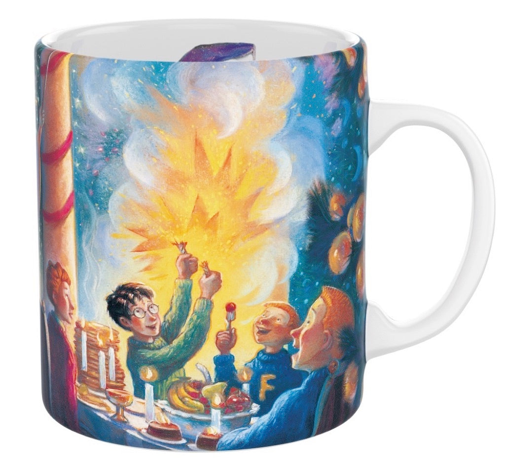Christmas at Hogwarts Mug from New York Puzzle Company