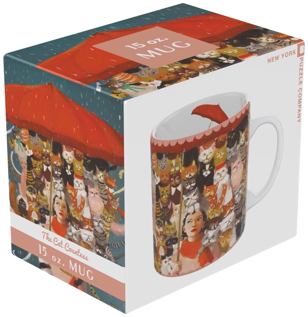 Cat Countess Mug from New York Puzzle Company