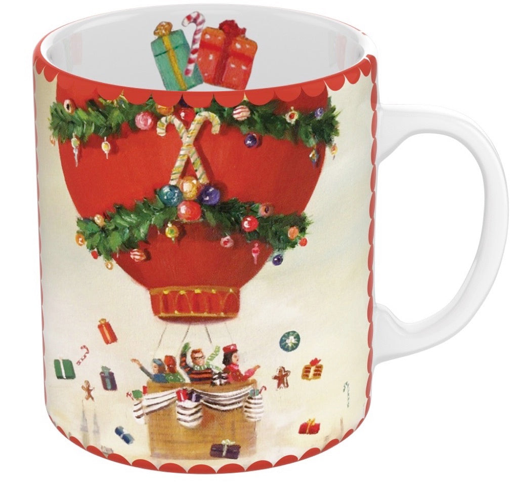 Christmas Greetings Mug from New York Puzzle Company