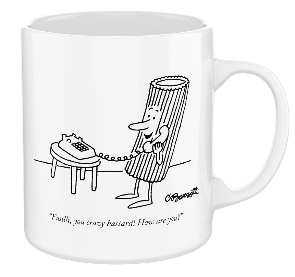 Pasta Cartoons Mug from New York Puzzle Company