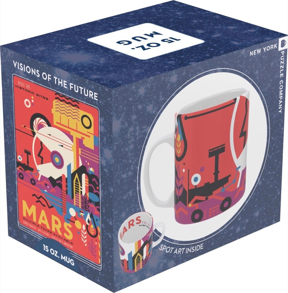 Visit Mars Mug from New York Puzzle Company