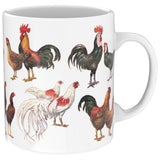 Chickens ~ Poules Mug from New York Puzzle Company