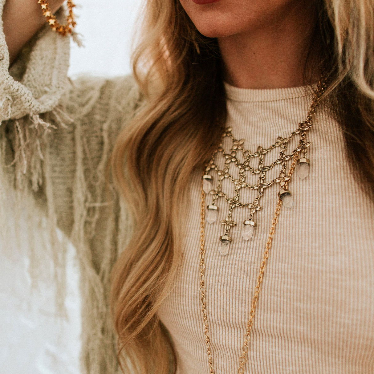 Shine On Necklace | Gold from Hiouchi Jewels