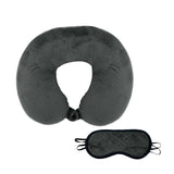 Memory Foam Travel Pillow with Sleep Mask from Pursonic