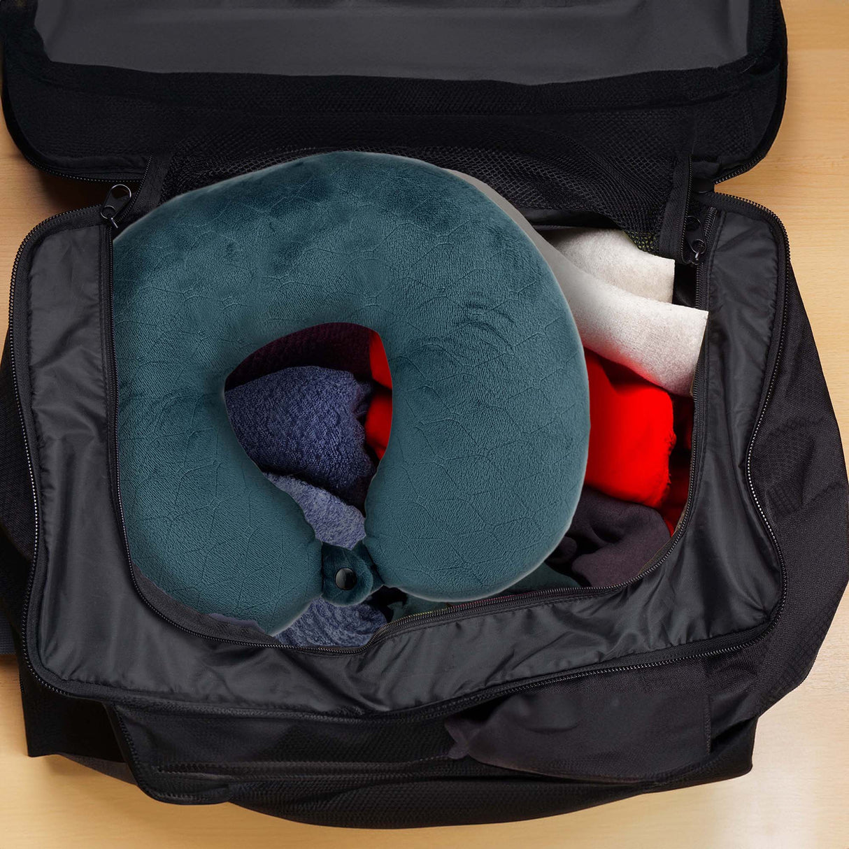 3 Memory Foam Travel Pillows with Sleep Masks from Pursonic