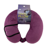 Memory Foam Travel Pillow with Sleep Mask from Pursonic