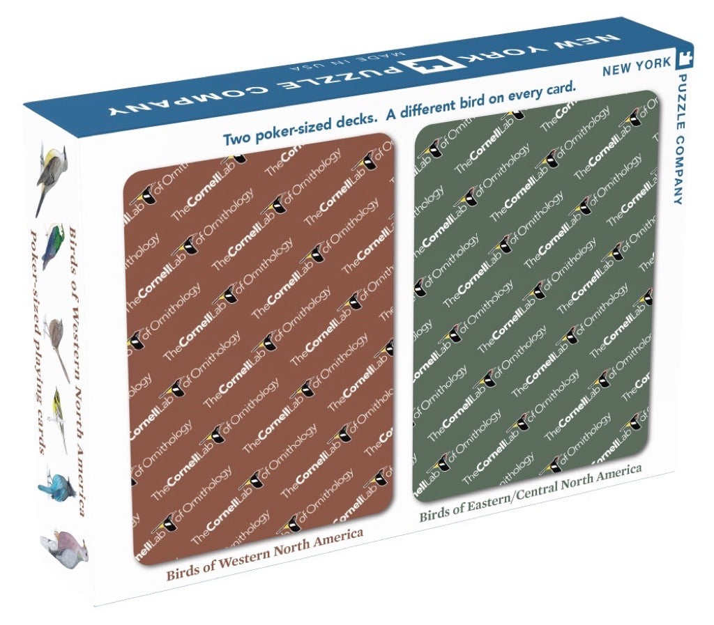 Cornell Birds Double Deck Playing Cards from New York Puzzle Company