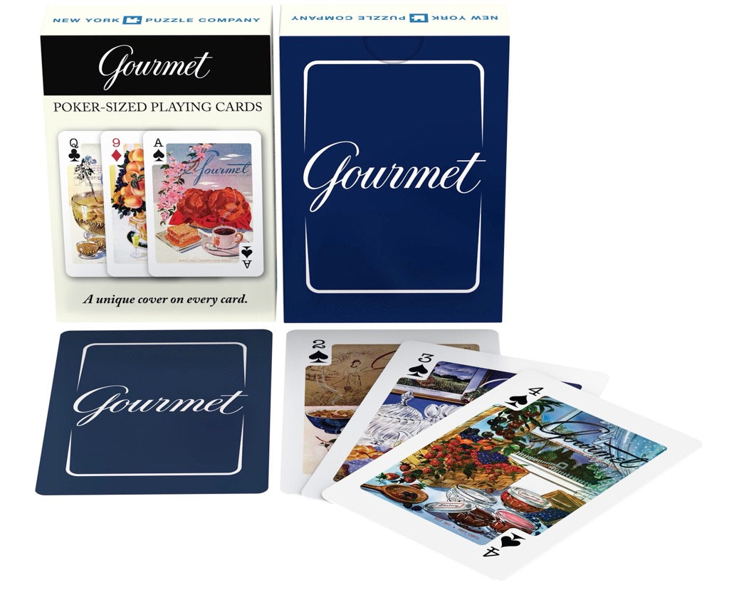 Gourmet Playing Cards from New York Puzzle Company