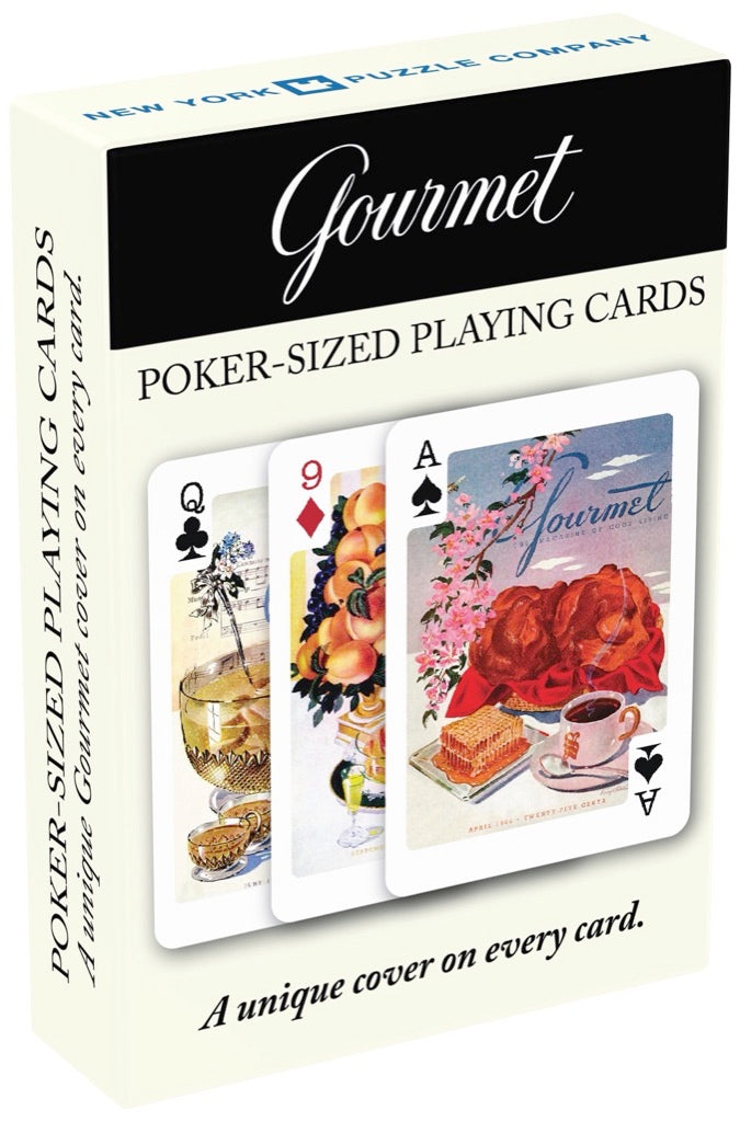 Gourmet Playing Cards from New York Puzzle Company