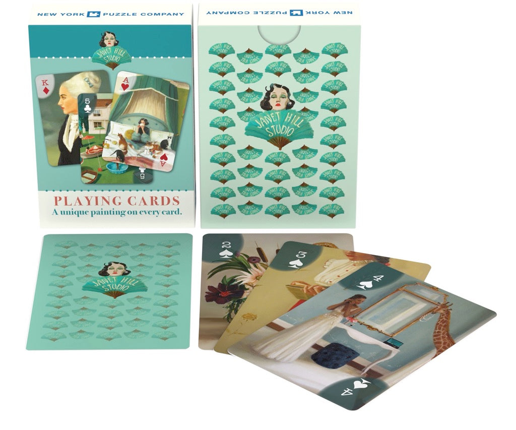 Janet Hill Playing Cards from New York Puzzle Company