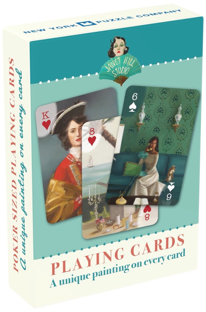 Janet Hill Playing Cards from New York Puzzle Company