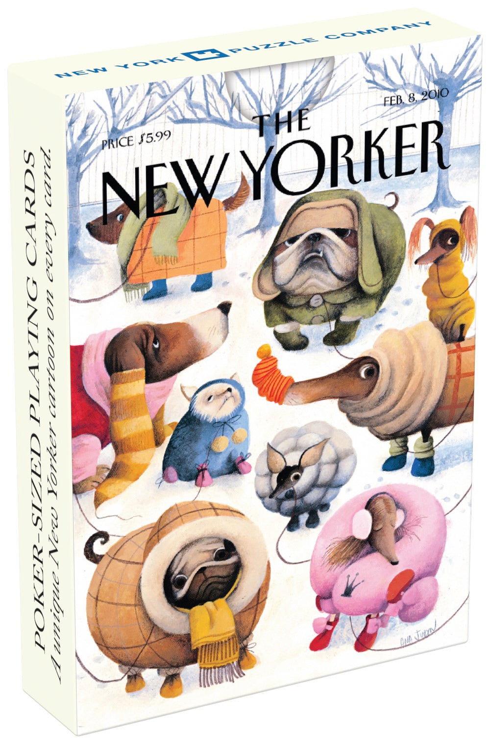 Dog Cartoons Playing Cards From New York Puzzle Company
