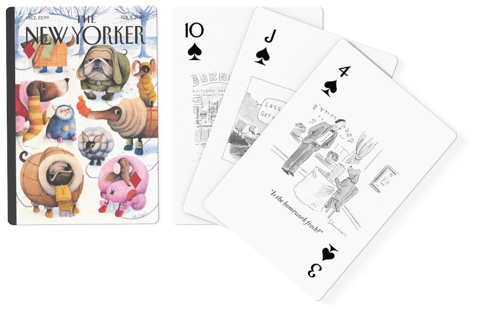 Dog Cartoons Playing Cards From New York Puzzle Company