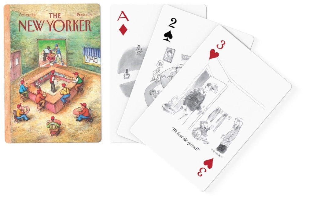 Sports Cartoons Playing Cards from New York Puzzle Company