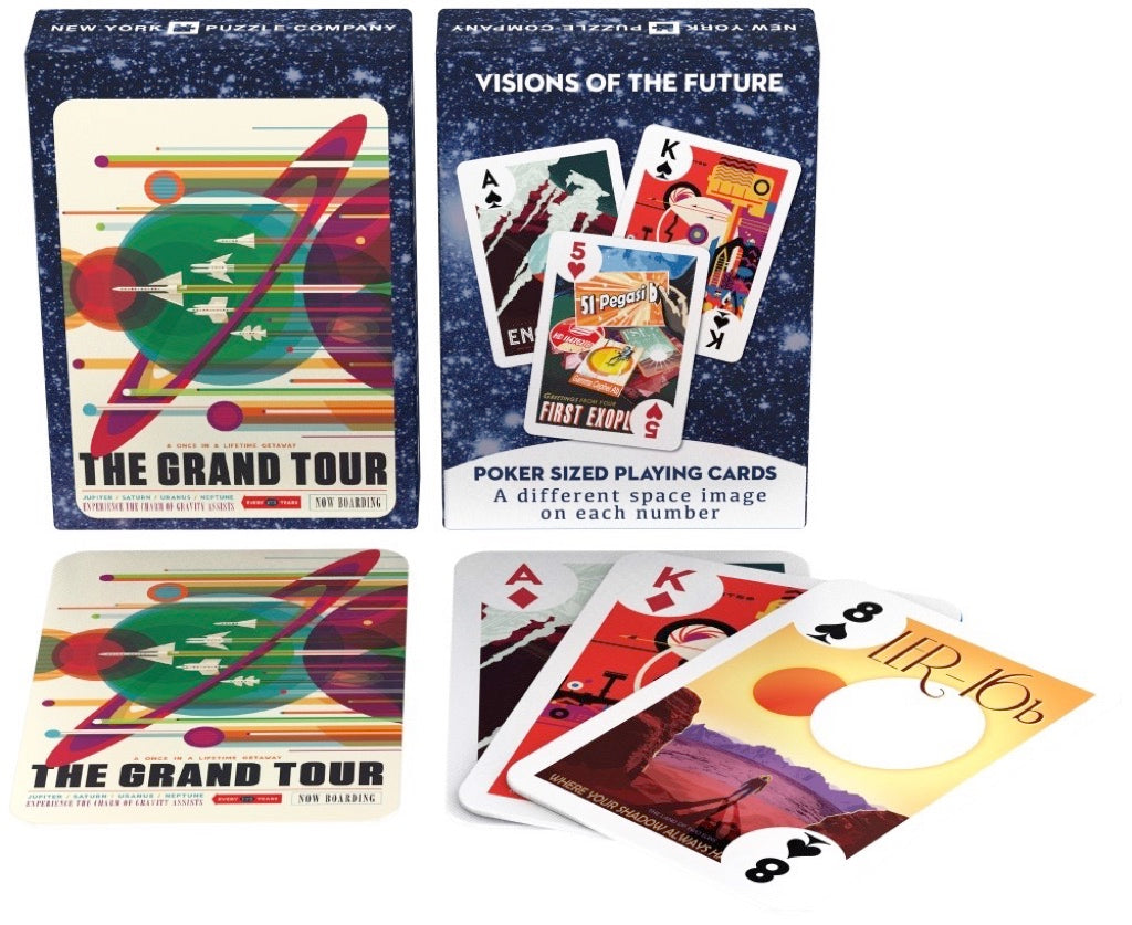 Visions of the Future Playing Cards from New York Puzzle Company