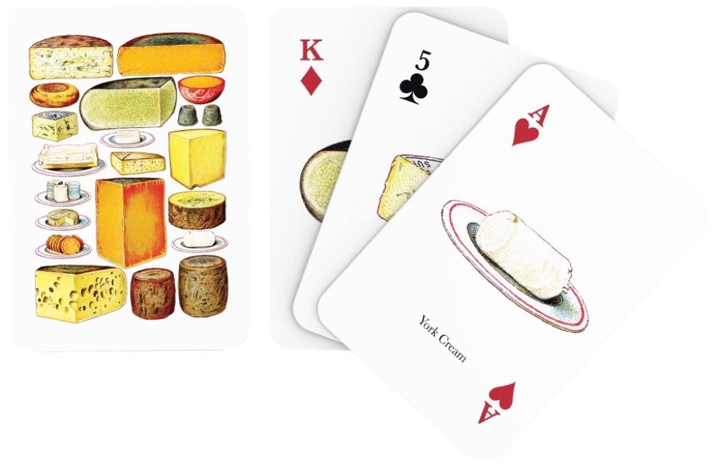 Cheese Playing Cards from New York Puzzle Company