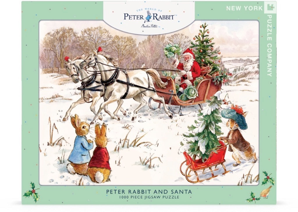 Peter Rabbit and Santa from New York Puzzle Company