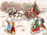 Peter Rabbit and Santa from New York Puzzle Company