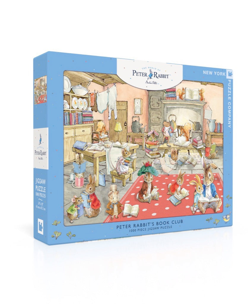 Peter Rabbit's Book Club from New York Puzzle Company