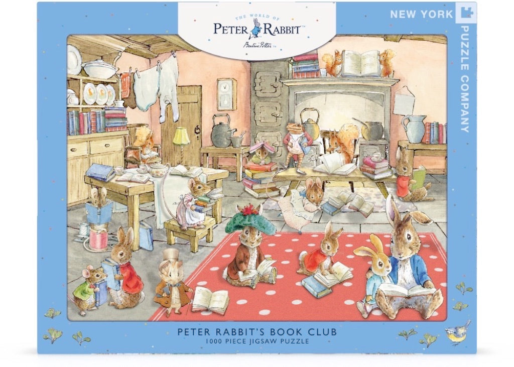 Peter Rabbit's Book Club from New York Puzzle Company