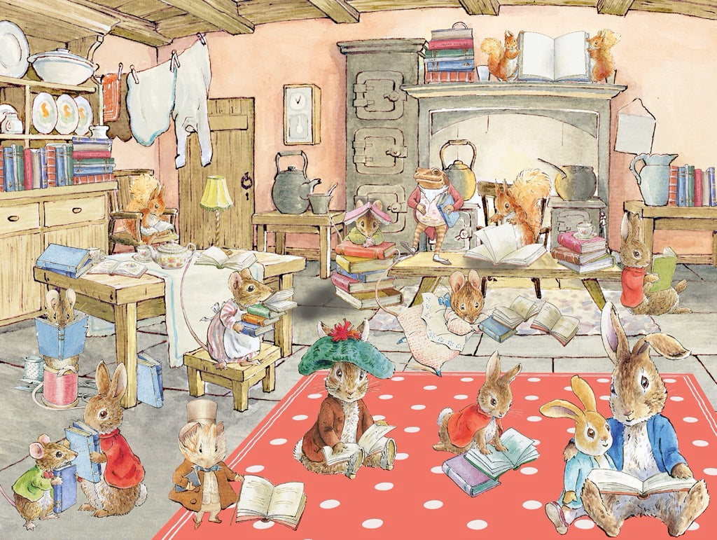 Peter Rabbit's Book Club from New York Puzzle Company