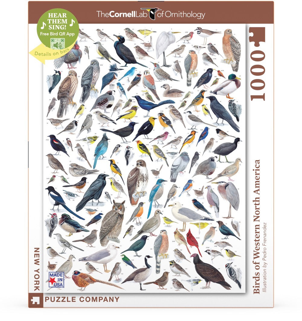 Birds of Western North America From New York Puzzle Company