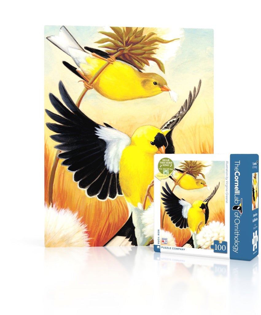 American Goldfinch Mini From New York Puzzle Company