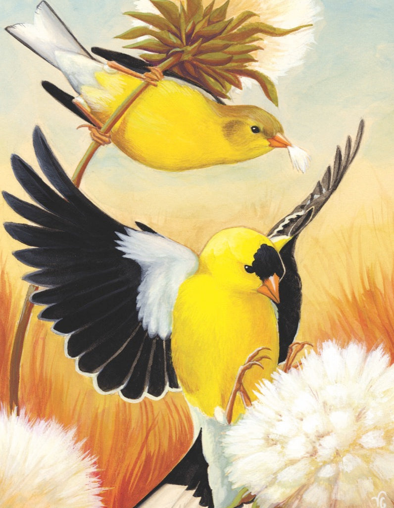 American Goldfinch Mini From New York Puzzle Company