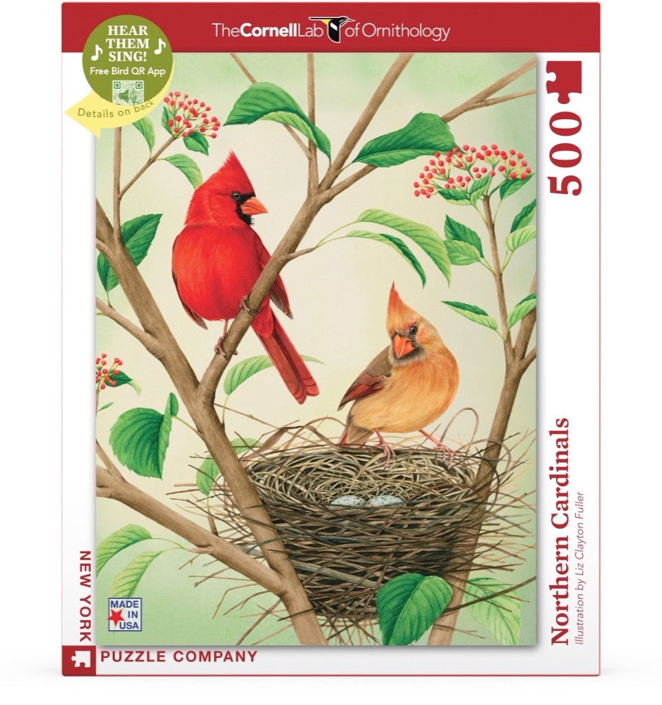 Northern Cardinals from New York Puzzle Company