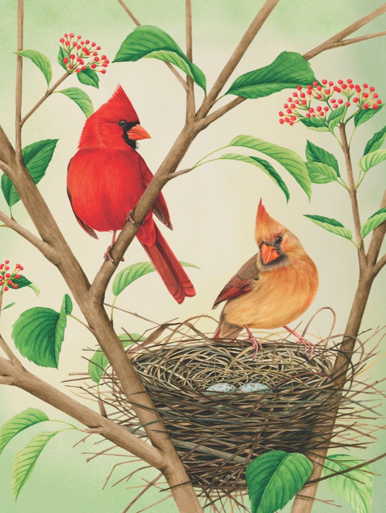 Northern Cardinals from New York Puzzle Company