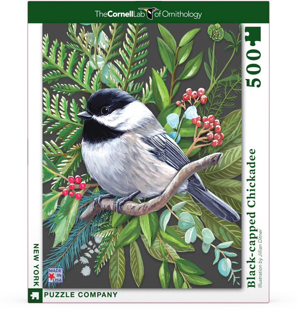 Black-capped Chickadee From New York Puzzle Company
