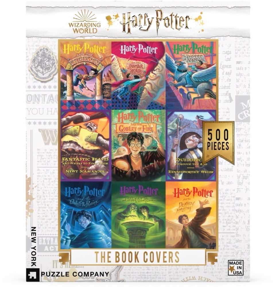 Book Cover Collage from New York Puzzle Company