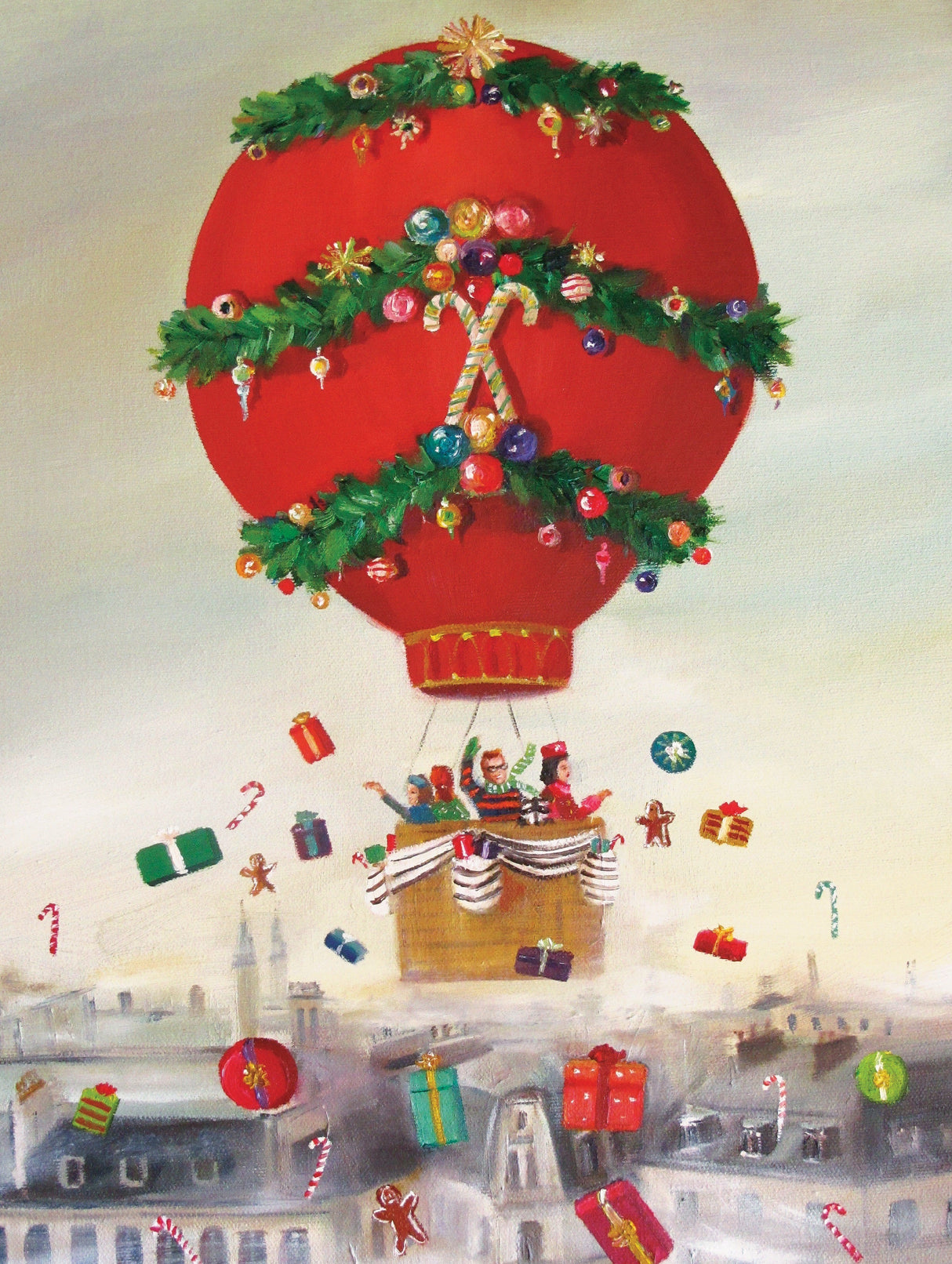 Christmas Balloon Ride From New York Puzzle Company