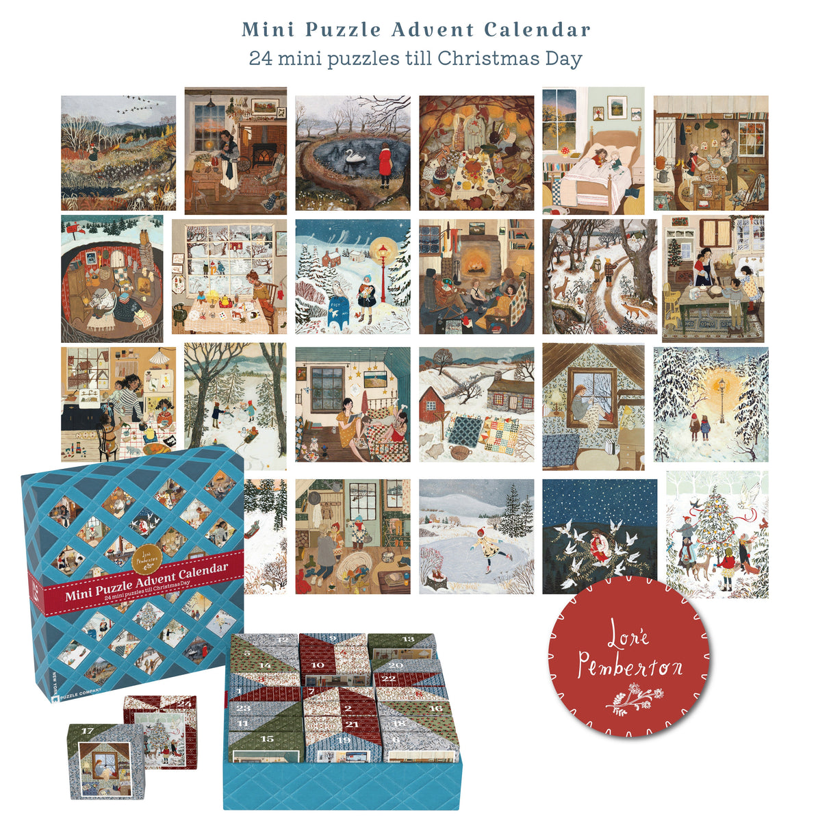 Loré Pemberton Advent Calendar from New York Puzzle Company