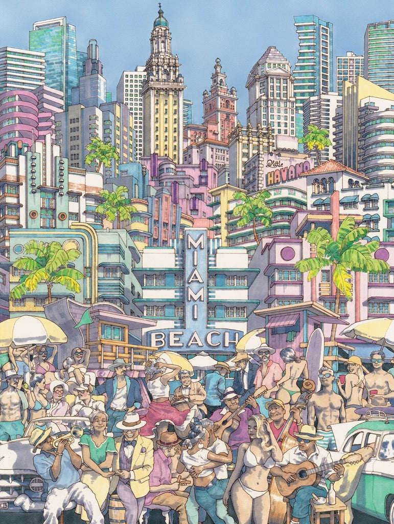 Sun Kissed City from New York Puzzle Company
