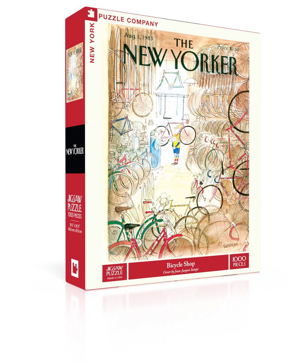 Bicycle Shop From New York Puzzle Company