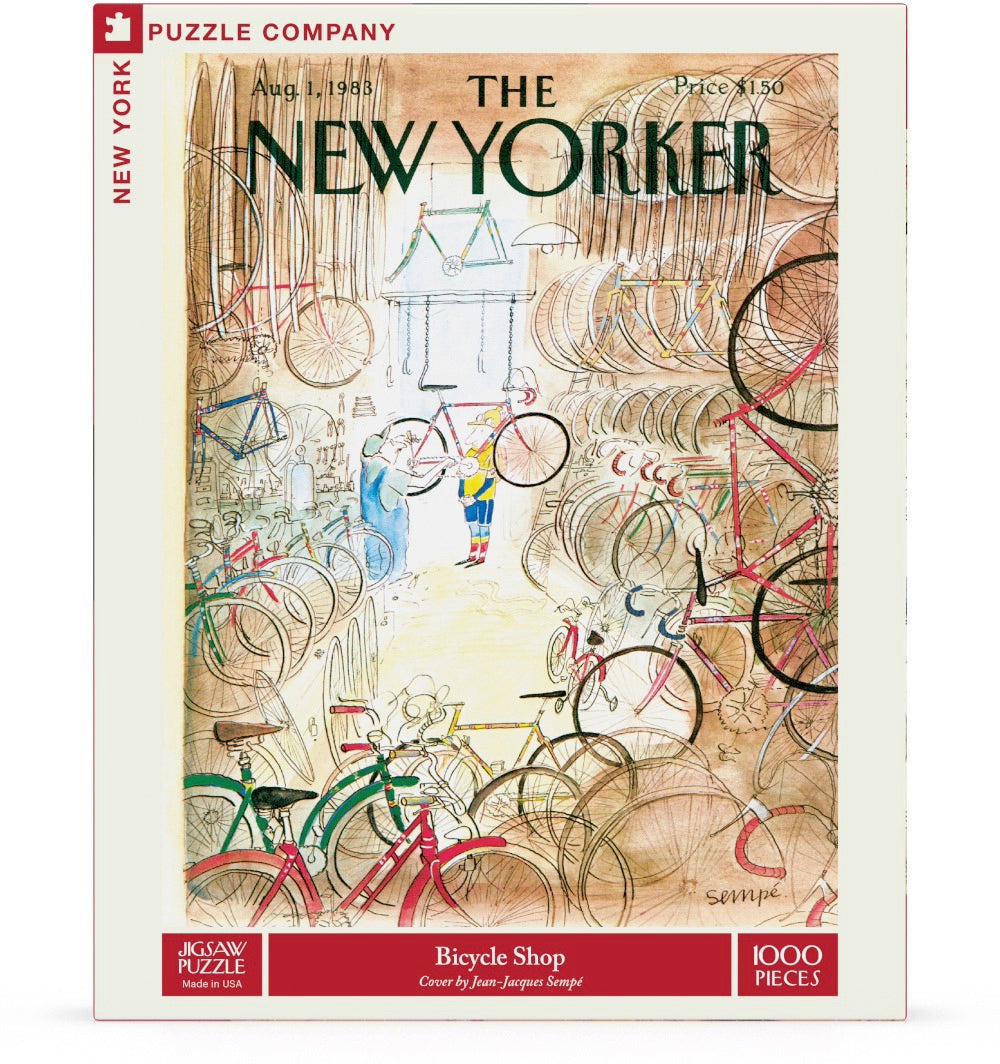 Bicycle Shop From New York Puzzle Company