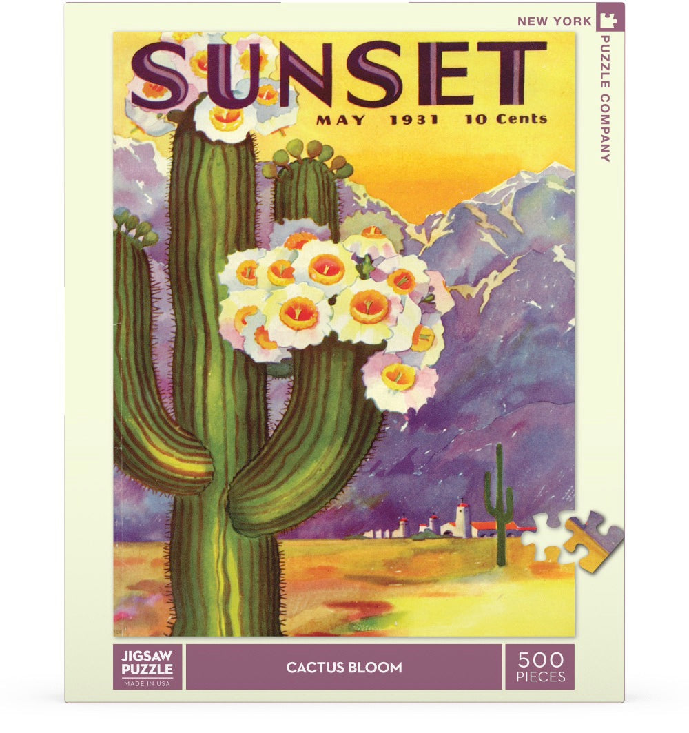 Cactus Blooms From New York Puzzle Company