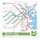 Boston T Map Mini From New York Puzzle Company