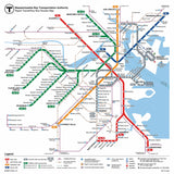 Boston T Map Mini From New York Puzzle Company