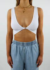 Twist And Shout V2 Bralette Tank ★ White From Rock N Rags