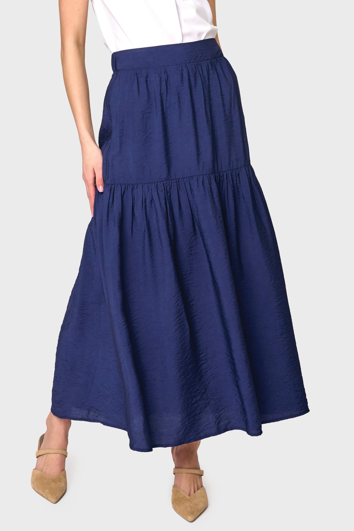 Playa Tiered Maxi Skirt From Gibsonlook