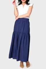 Playa Tiered Maxi Skirt From Gibsonlook