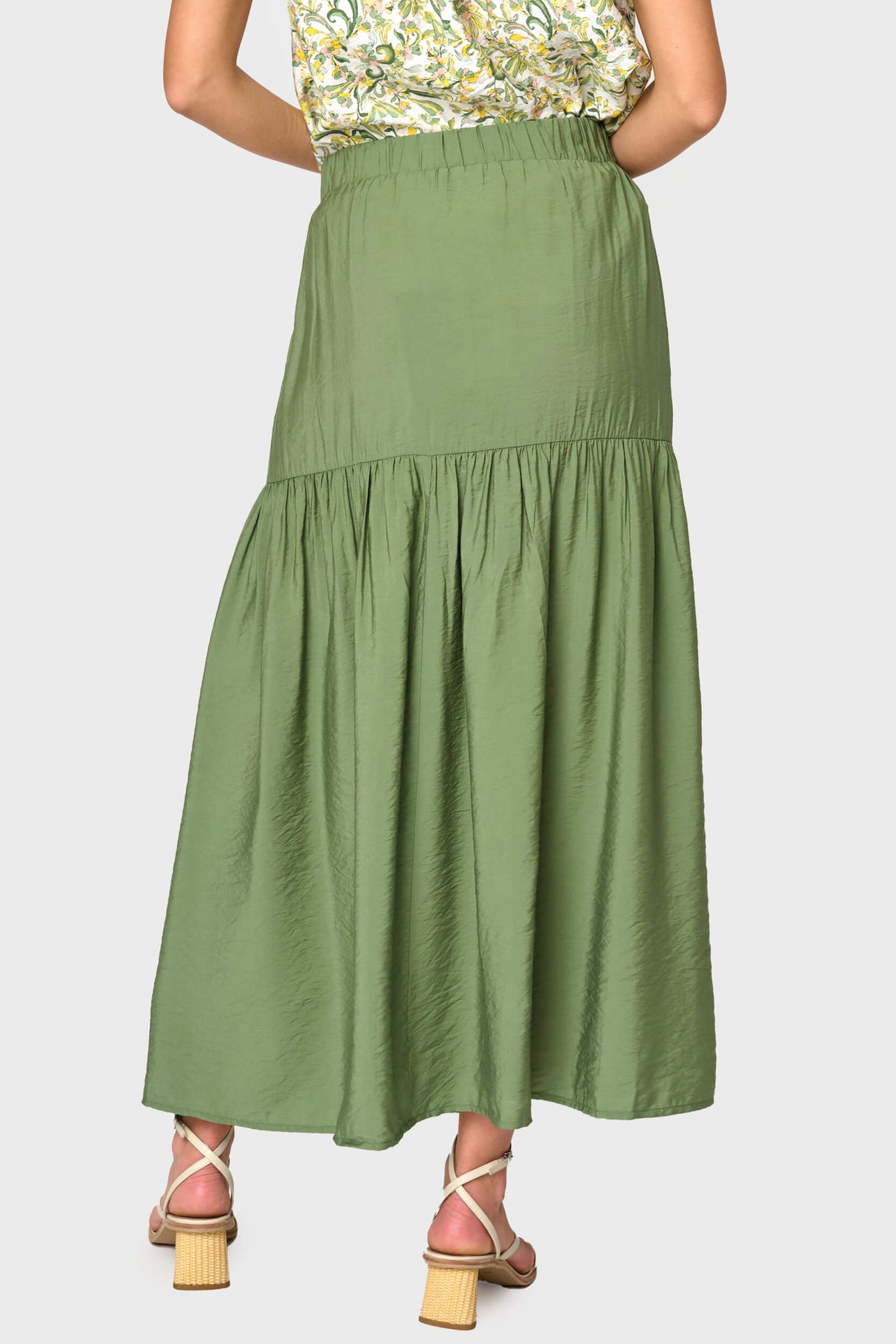Playa Tiered Maxi Skirt From Gibsonlook