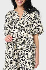 Playa Bell Sleeve Button Blouse from Gibsonlook