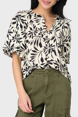 Playa Bell Sleeve Button Blouse from Gibsonlook