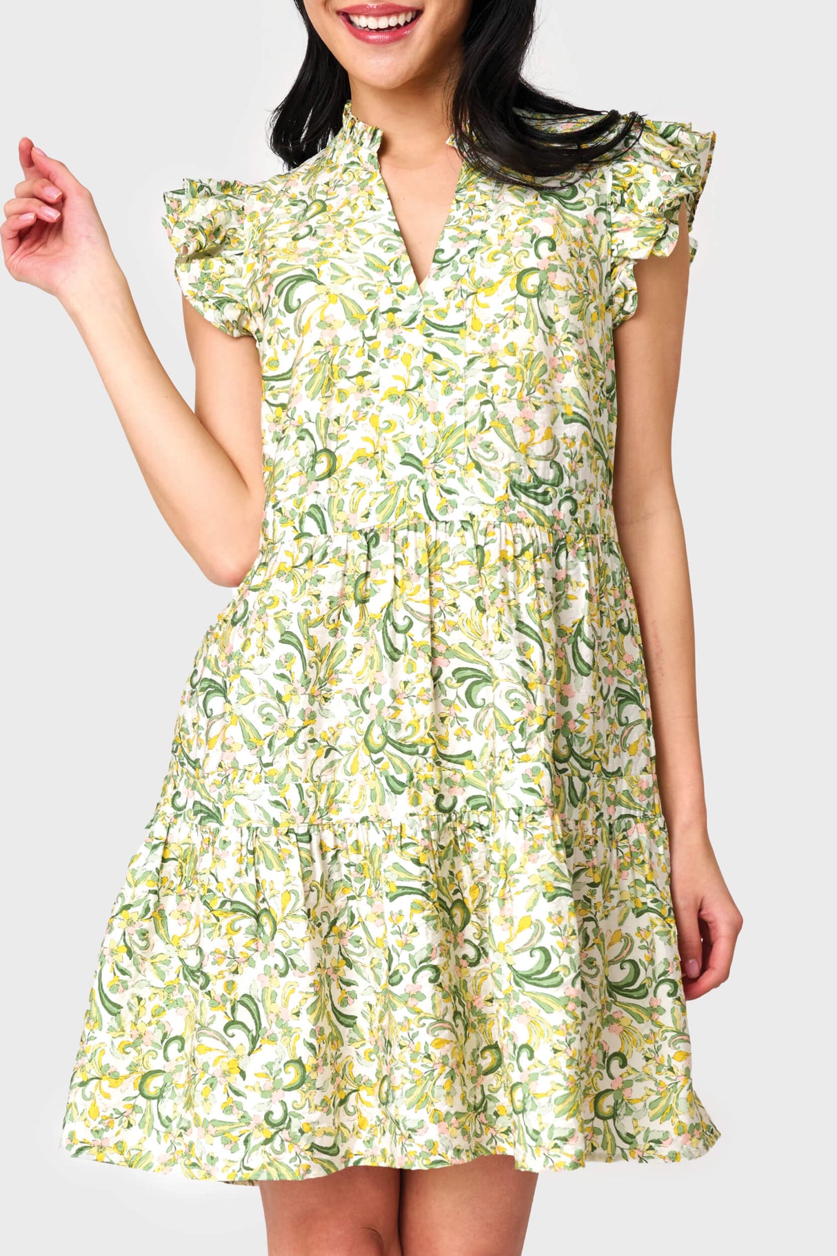 Flutter Sleeve Decked Out Day Dress from Gibsonlook